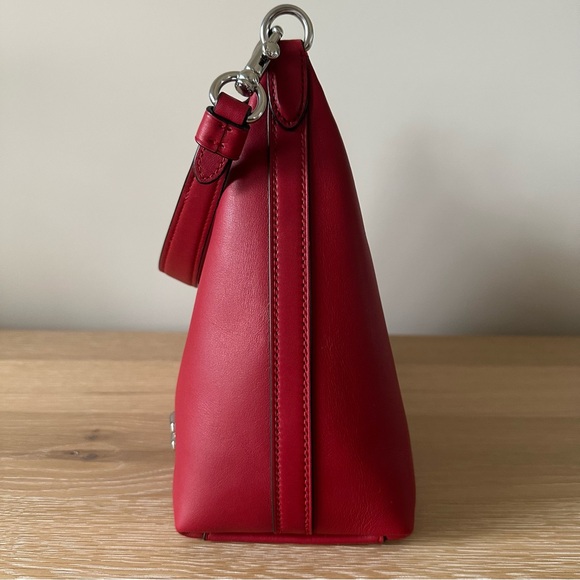 EUC Coach Juliet Shoulder Bag in Ruby and Silver - Picture 11 of 15